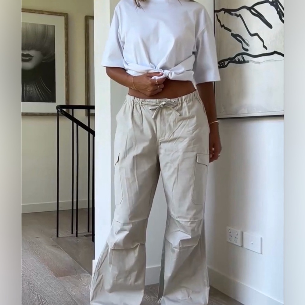 Commodity Parachute Pants Stone